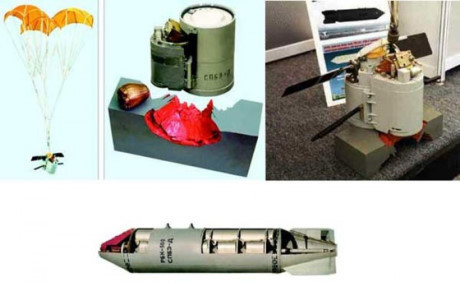 Cấu tạo của "bom mẹ" RBK-500 và "bom con" SPBE-D.