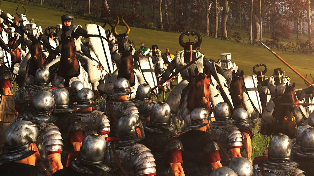 Binh sĩ mặc quân phục với áo choàng có các màu: trắng, đỏ và đen. Họ cưỡi ngựa. Mỗi con ngựa chiến đều treo trên người một số đồ trang trí.