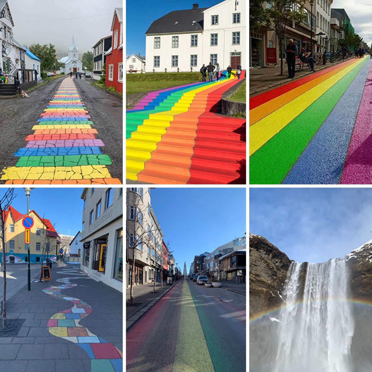 Con đường hình lưỡi gươm Viking ở Iceland.