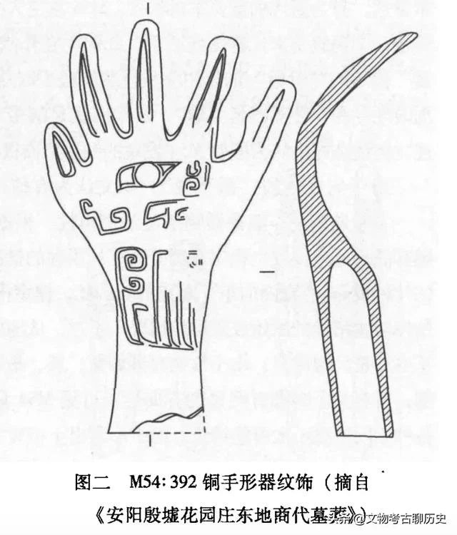 Bên trong ngôi mộ cổ, các chuyên gia tìm thấy hơn 200 mảnh ngọc bích và nhiều món đồ bằng đồng. Trong số các cổ vật được tìm thấy, các chuyên gia sửng sốt và cảm thấy khó hiểu khi tìm thấy một món đồ bằng đồng có hình dáng bàn tay phải.