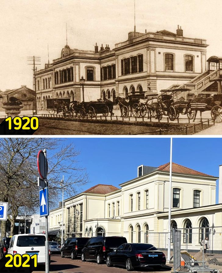 Nhà ga ở Alkmaar, Hà Lan giữ nguyên dáng vẻ sau nhiều thập kỷ.