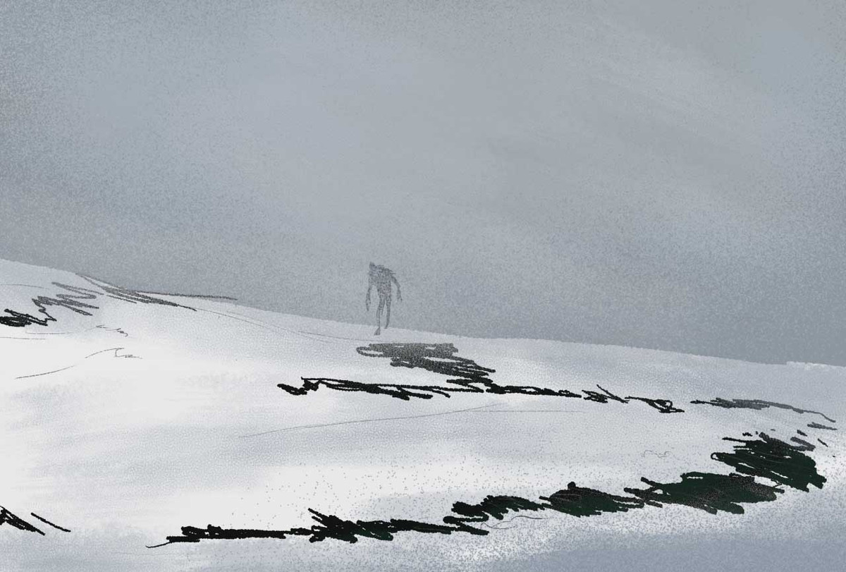 Một giả thuyết cho rằng, "quái vật" màu xám có tiếng kêu rùng rợn có thể là do nó sống đơn độc hoặc rơi vào tình trạng đau khổ vì mất "bạn đời" hay con cái.