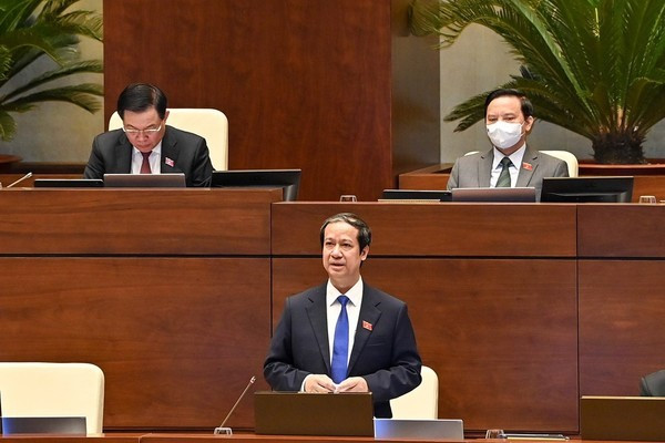 Cho doi dot pha sau phat bieu cua Bo truong Giao duc