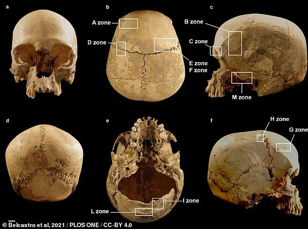 Nhóm chuyên gia phải sử dụng một hệ thống nhân tạo dài 12m để trèo lên chỗ gần hộp sọ rồi dùng sào dài tìm cách khai quật bộ hài cốt. Kết quả nghiên cứu cho thấy đây là thi hài của cô gái qua đời khi khoảng 24 - 35 tuổi.