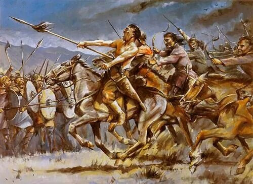 Theo ghi chép trong "Biên bản lịch sử của người Hung Nô", sau khi đánh bại kẻ thù là Nguyệt Chi, người Hung Nô lấy đầu lâu của nhà vua này làm cốc uống rượu.