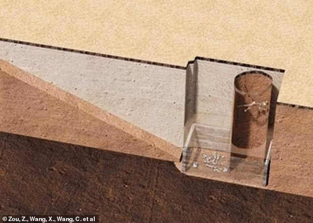 Căn cứ vào tình trạng của ngôi mộ cổ, các chuyên gia cho rằng những kẻ trộm mộ từng đào bới nơi này. Trước khi có phát hiện này, nghĩa trang Shiyanzi được các công nhân xây dựng làm việc trên một đường ống dẫn qua khu vực Ninh Hạ tình cờ phát hiện vào năm 2002.