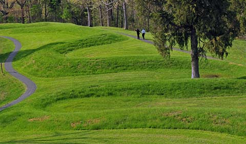 Vào năm 1967, Hiệp hội Lịch sử Ohio mở một bảo tàng cùng tên gần Gò Rắn. Giới chức trách cũng xây một con đường dưới chân gò đất hình con rắn để cho du khách ngắm nhìn kiến trúc bí ẩn này một cách dễ dàng.