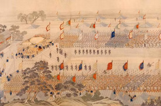 Quan điểm thứ hai cho rằng, mẹ đẻ của Càn Long quê ở Thừa Đức. Xuất thân bần hàn, cả nhà sống dựa vào buôn bán nhỏ cho nên không thể đủ điều kiện thuê người làm mà chỉ có thể dựa vào sự trợ giúp của đứa con gái 7,8 tuổi (chính là mẹ đẻ Càn Long). Khi cô bé được 13,14 tuổi trở thành một thiếu nữ với nhan sắc rực rỡ ví như đóa phù dung trong sương sớm. Nàng đã nhận thức được sắc đẹp của mình nên một thân một mình vào Bắc Kinh tham gia kỳ thi tuyển chọn tú nữ. Không ngờ lọt mắt xanh của Ung Thân Vương Dận Chân và được tuyển chọn thành a đầu trong vương phủ. Ảnh minh họa Càn Long tuần thú Giang Nam.