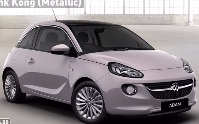 Màu phấn hồng của Opel.