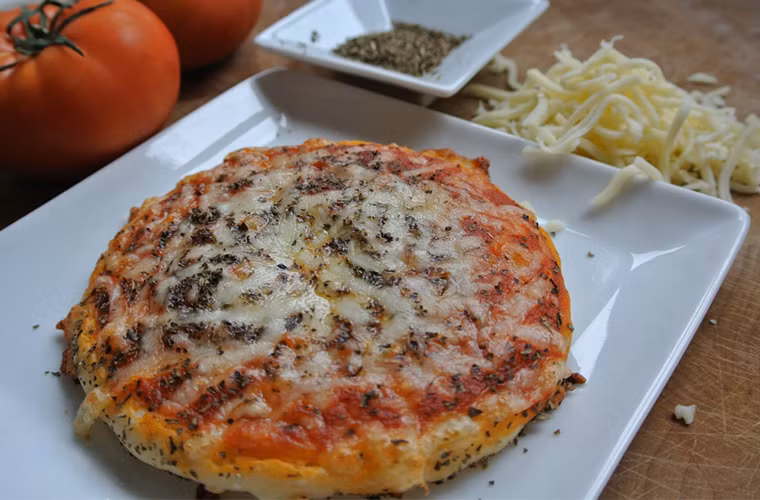 "Foodini" còn có thể tạo ra món ăn nhiều lớp, như món bánh pizza này, với quy trình in ra theo từng công đoạn.