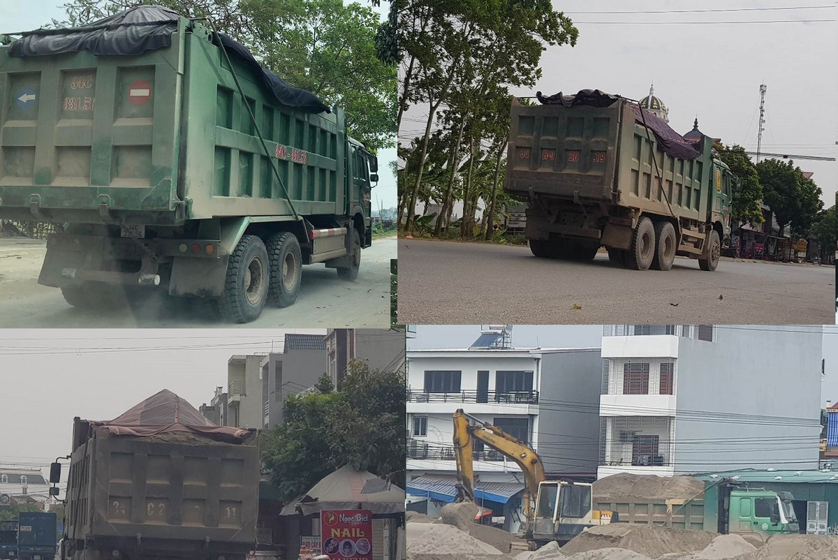 Hải Dương: Nhiều xe có dấu hiệu quá tải lưu thông đường tỉnh 390C Hai Duong: Nhieu xe co dau hieu qua tai luu thong duong tinh 390C