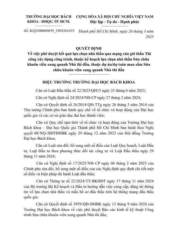 DH Bach Khoa TP HCM: Trong mot ngay, Cty Hien Phuong trung 2 goi xay lap-Hinh-4