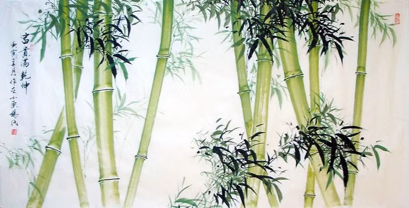 Hơn nữa, tre còn là biểu tượng của tính kiên cường, vượt qua mọi khó khăn, sóng gió của cuộc đời. Ảnh: Chinese Paintings. (Bài viết chỉ mang tính chất tham khảo, cung cấp nội dung mang tính trắc nghiệm vui cho bạn đọc).