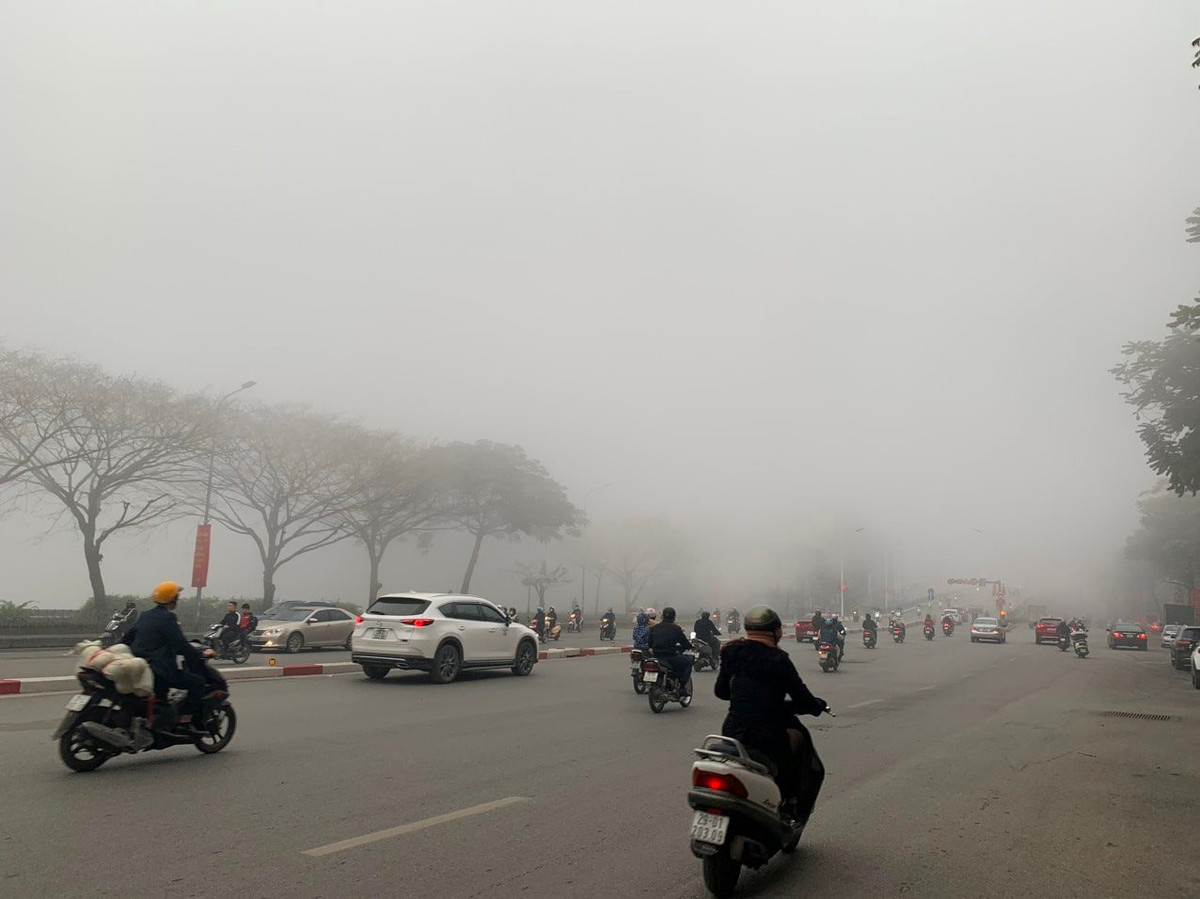 Ngày 15/2: Bắc Bộ sáng và đêm có mưa phùn, sương mù Ngay 15/2: Bac Bo sang va dem co mua phun, suong mu