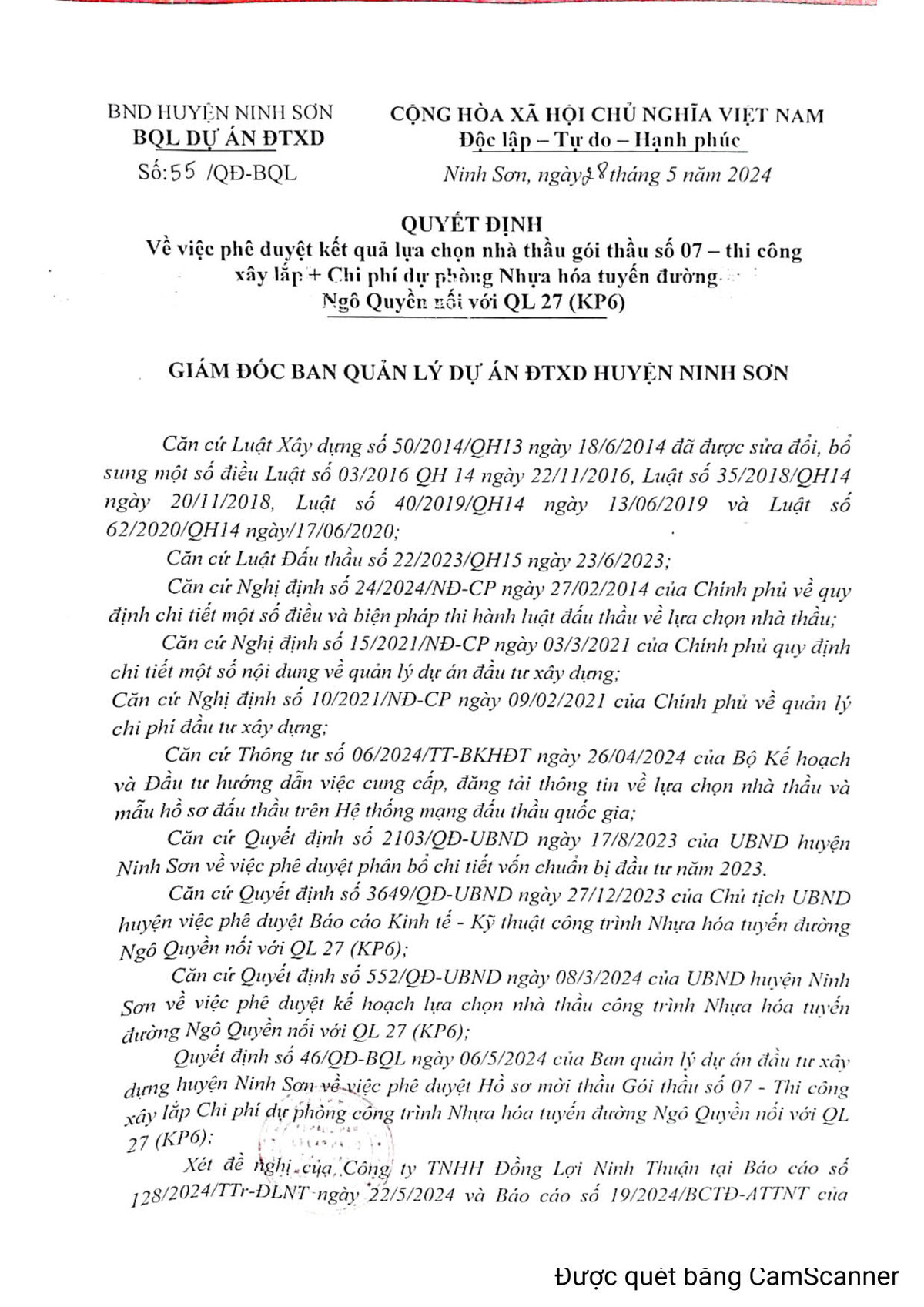 Ninh Thuận: Công ty Liên Hoa 3 ngày liên tiếp trúng 3 gói thầu - Hình 2 Ninh Thuan: Cong ty Lien Hoa 3 ngay lien tiep trung 3 goi thau-Hinh-2