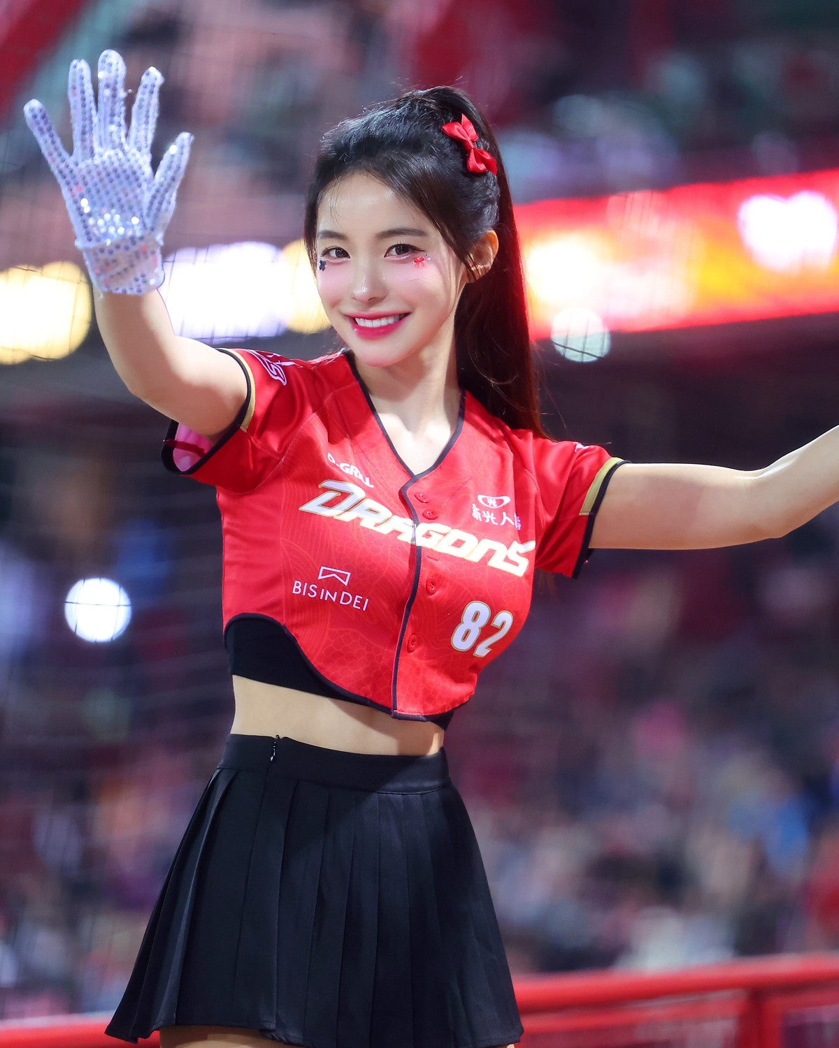 Da Hye cũng chia sẻ niềm vui với người hâm mộ khi đội bóng mà cô cổ vũ đã giành được 5 chiến thắng liên tiếp trong mùa giải này.