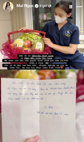 Đặc biệt trong những story mới nhất, cô nàng tiết lộ về cuộc sống ở cữ vừa chăm con vừa tận hưởng, không thiếu bất kỳ sự chỉn chu nào.