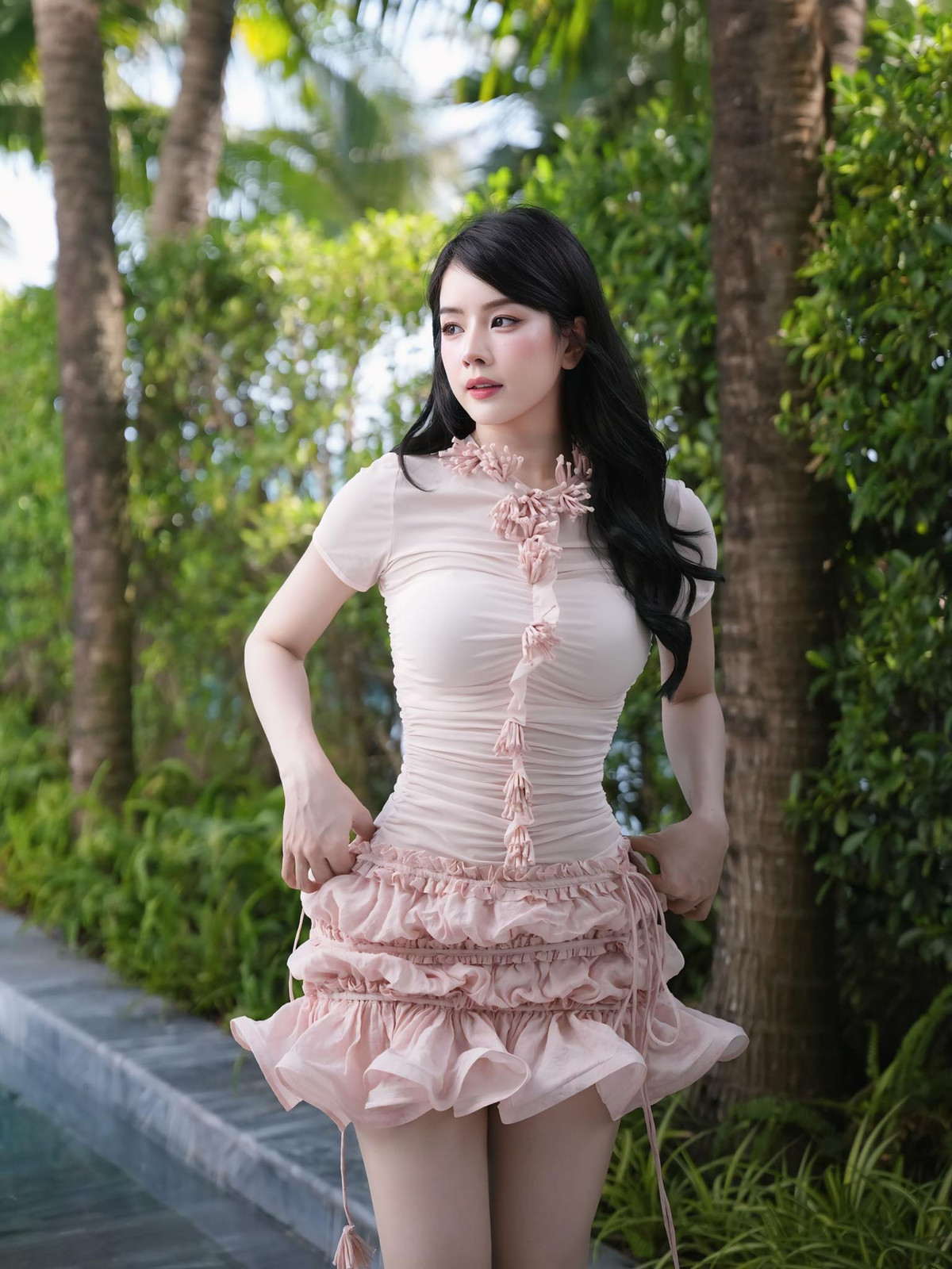 Với loạt ảnh này, DJ Mie một lần nữa chứng minh gu thời trang tinh tế và khả năng biến hóa đa dạng của mình.