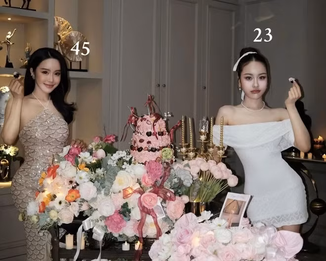 Đăng loạt ảnh chúc mừng sinh nhật mẹ 45 tuổi lên TikTok, cô nàng Gen Z người Lào bất ngờ gây sốt mạng xã hội bởi ngoại hình nổi bật của hai mẹ con.