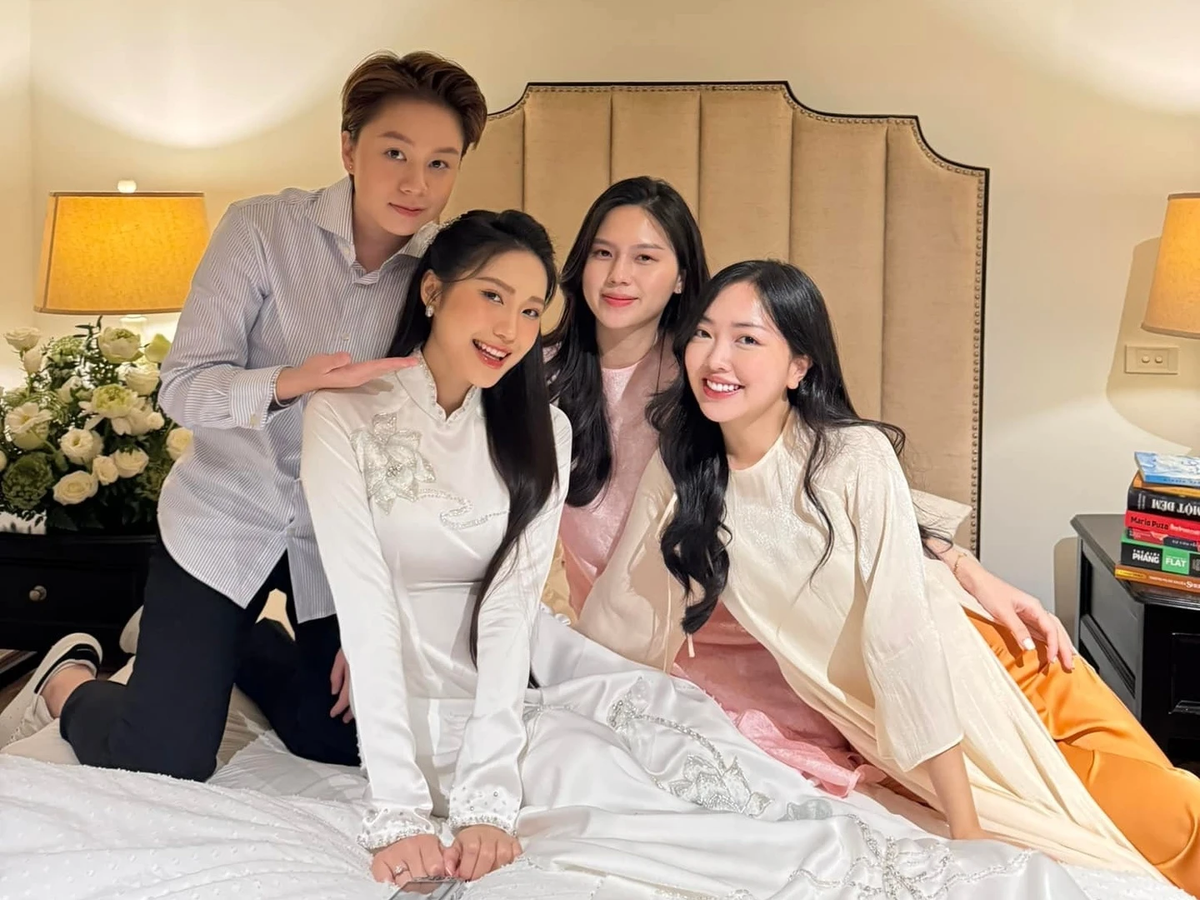 Mới đây trên trang cá nhân, Doãn Hải My chia sẻ video đi cà phê với 2 nàng WAG thân thiết và diễn viên Bảo Hân nhanh chóng thu hút hơn 610.000 lượt xem cùng hàng nghìn lượt tương tác. (Ảnh: cắt từ clip)