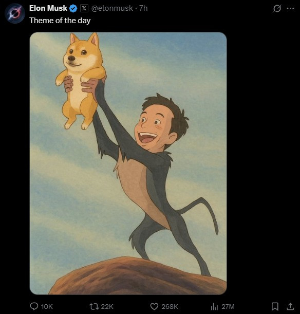 Gần đây, cộng đồng mạng – đặc biệt là giới trẻ – đang phát sốt với trào lưu tạo ảnh theo phong cách Ghibli. Những bức hình mang màu sắc cổ tích, nhẹ nhàng, thơ mộng như bước ra từ thế giới hoạt hình của Studio Ghibli nhanh chóng chiếm sóng trên khắp các nền tảng mạng xã hội như Facebook, Instagram và TikTok. Kể cả những người nổi tiếng và các fanpage lớn cũng "đu trend".