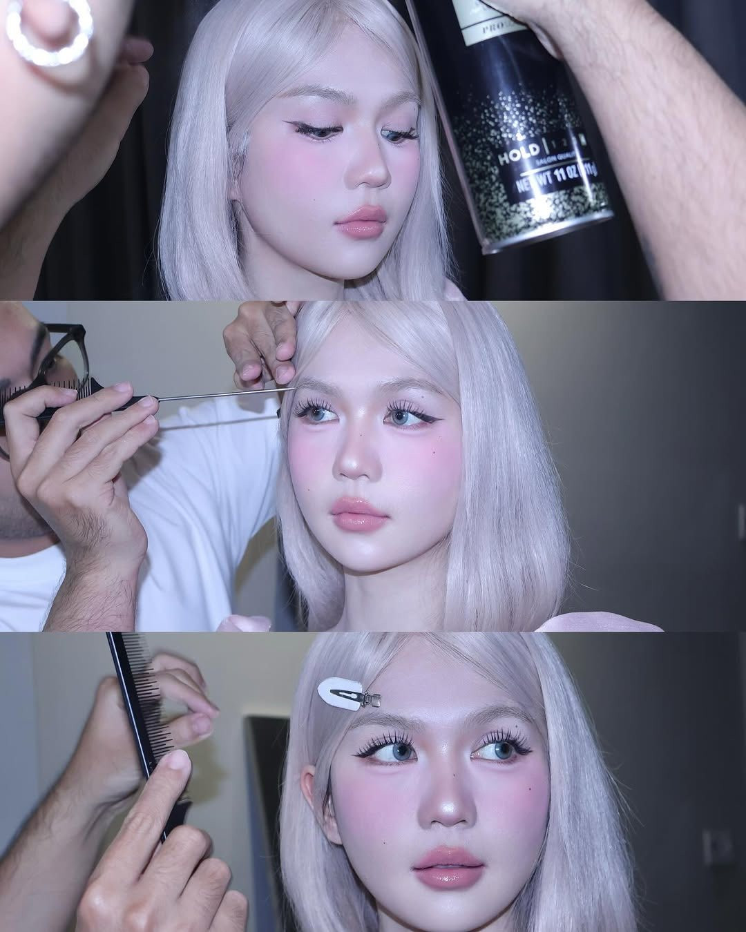 Mái tóc bạch kim gần đây được Ngọc Trinh yêu thích trong các concept của những bộ ảnh mới.