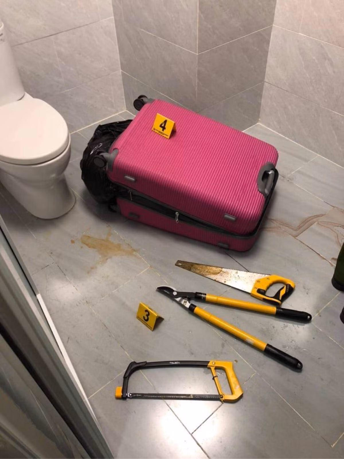 Nong: Thi the nguoi trong vali tai biet thu Khu dan cu Him Lam-Hinh-2