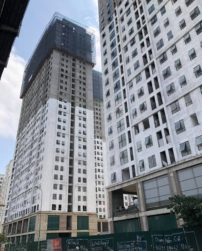 Ha Noi: 1 nguoi tu vong tai cong truong Du an Khu nha o Ecohome 3