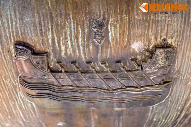 "Hải đạo" là loại thuyền chèo rất linh hoạt phục vụ hoạt động chiến đấu trên biển.