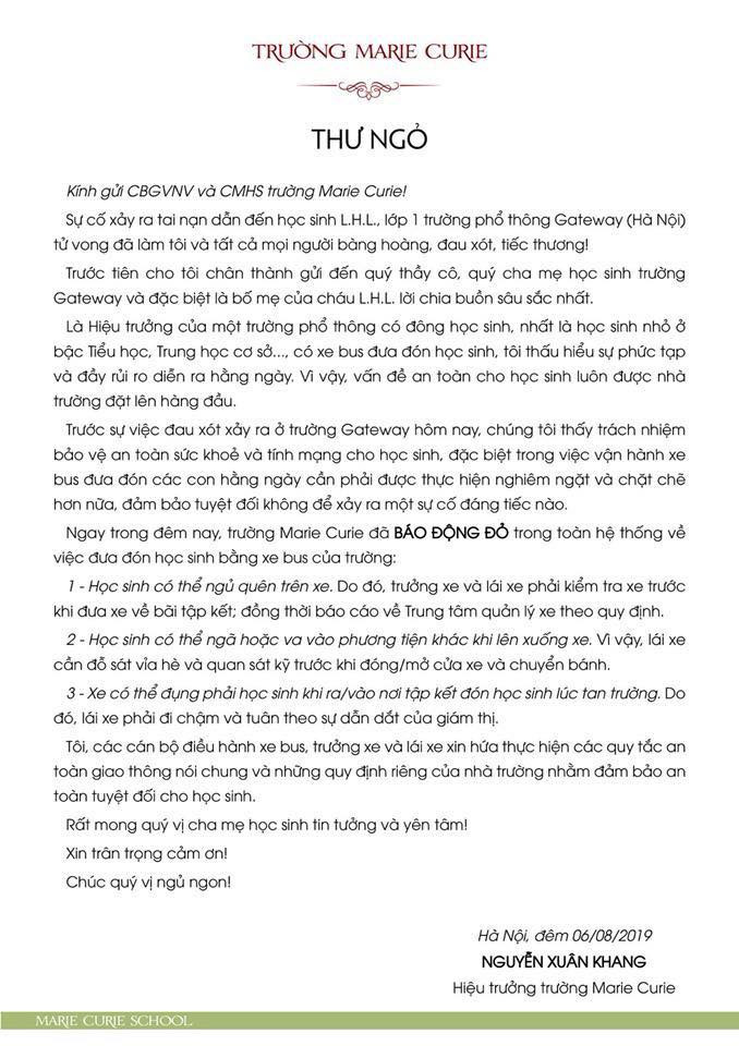 Hoc sinh bi bo quen tren xe tu vong: Cac truong “bao dong do” ngay trong dem-Hinh-2