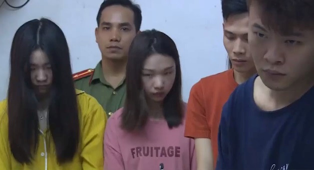 Các đối tượng trong đường dây đánh bạc.