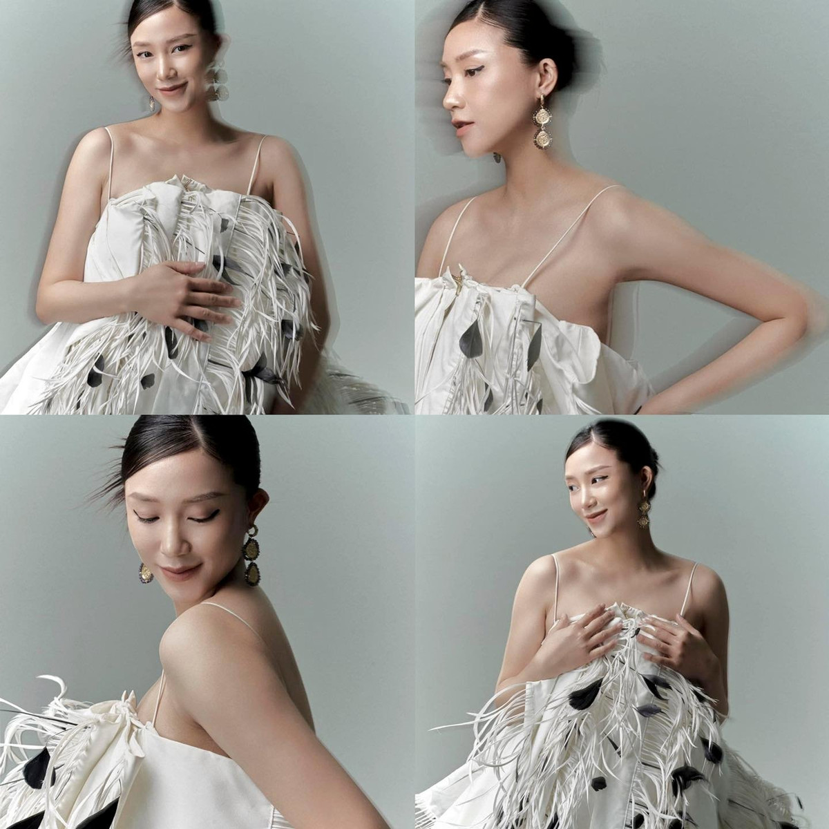 Chưa kể, loạt biểu cảm dễ thương hết nấc của con gái Salim cũng làm dân tình không khỏi thích thú.