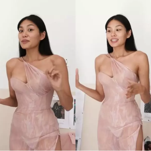 Có thể thấy gương mặt mộc của nữ rich kid đình đám một thời để lộ nhiều khuyết điểm như đôi mắt có quầng thâm và đôi môi kém tươi màu, bù lại cô vẫn ghi điểm nhờ tinh thần tràn đầy năng lượng.