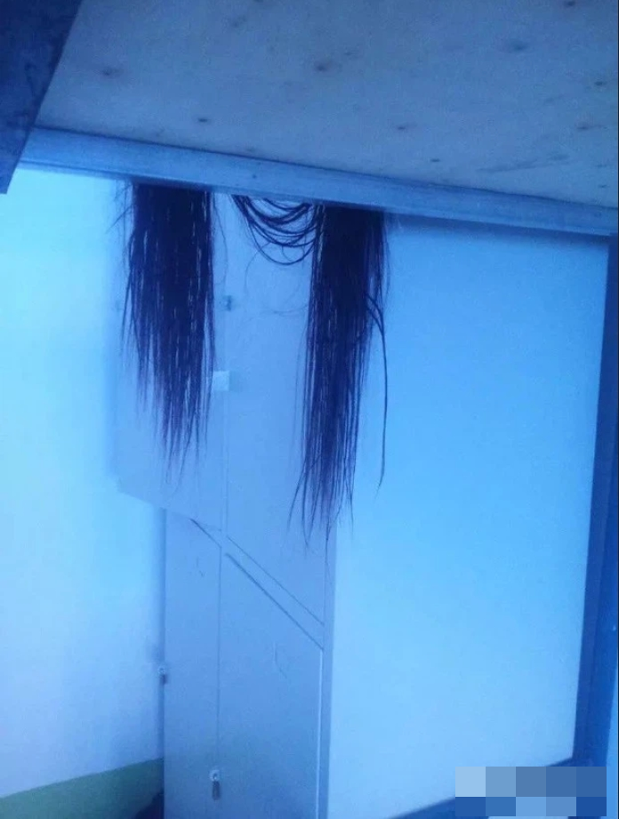 Đừng vội hoảng, đó chỉ là mái tóc của cô gái giường trên thôi. Ảnh: Tổng hợp