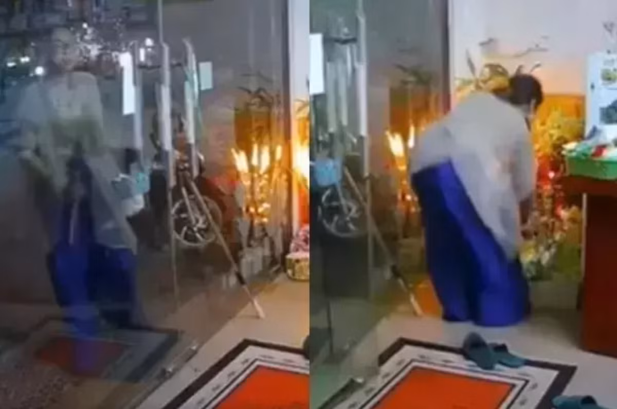 Trong hành trình xuyên Việt, "thánh quỵt" từng bị tóm sống cả gan ăn trộm tiền trên ban thờ thần tài của một nhà dân và bị người ở đây tóm sống.