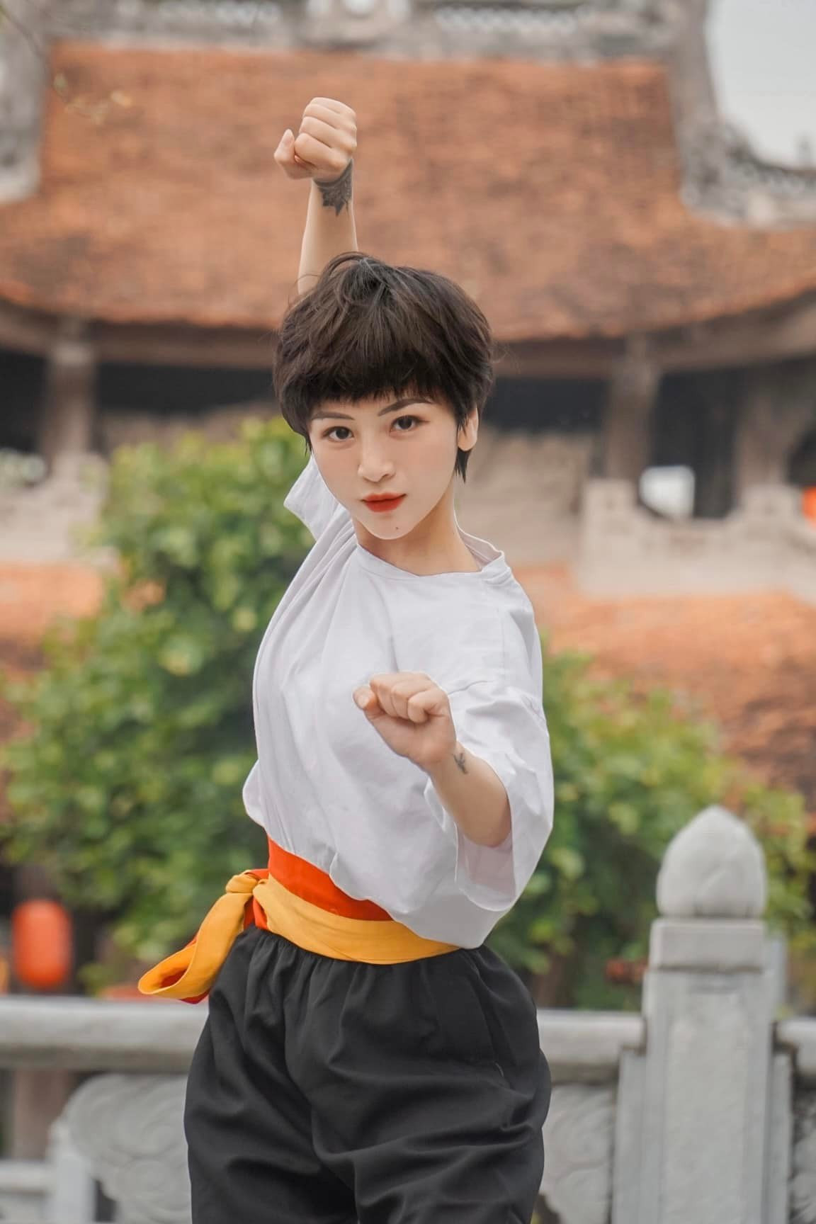 Tập luyện là thói quen lành mạnh và không thể thiếu trong sinh hoạt hàng ngày của Trần Thị Hậu.