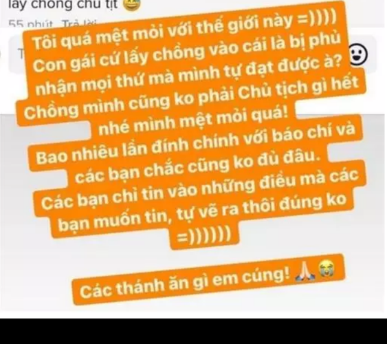 Vũ Phương Thảo phản bác rằng cô đã làm việc tại VTV từ năm hai đại học, là MC của tựa game nổi tiếng trước khi quen biết chồng hiện tại.