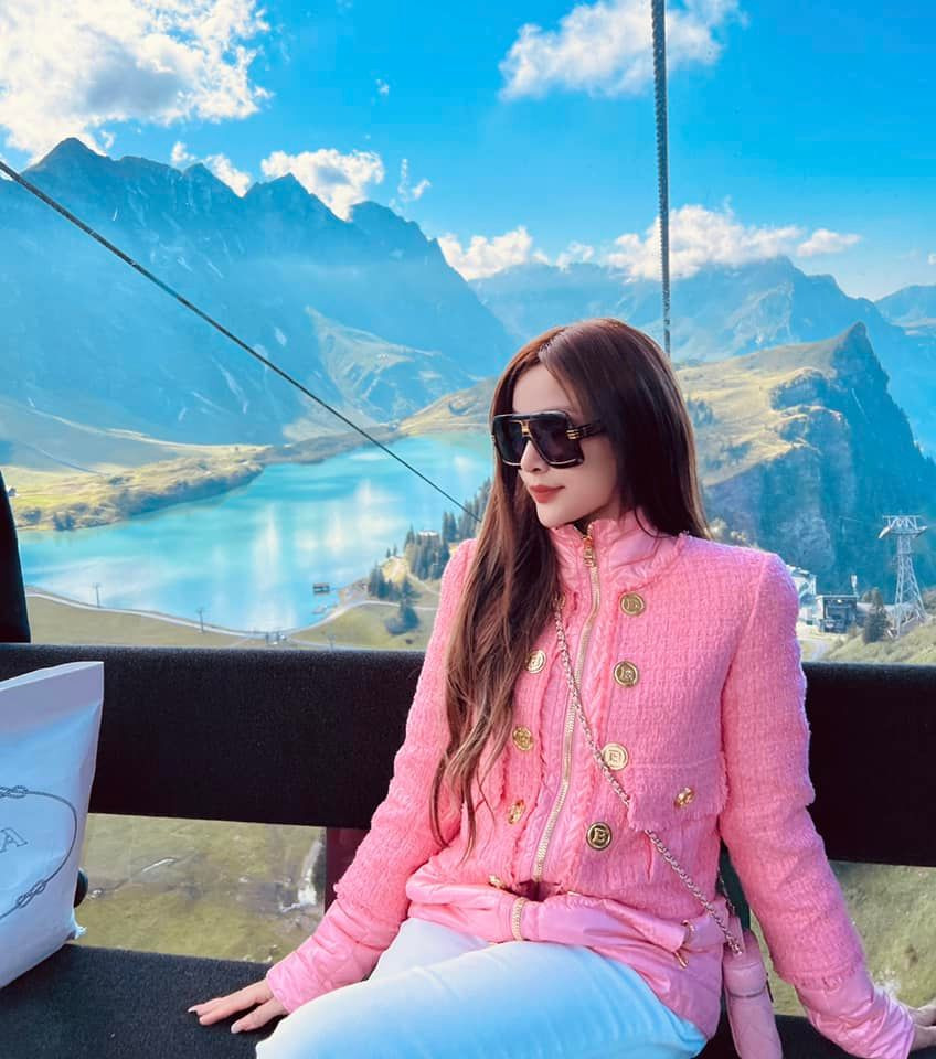 Được biết sau khi đặt chân qua Pháp thì điểm đến tiếp theo của Huyền Baby là Thụy Sĩ.