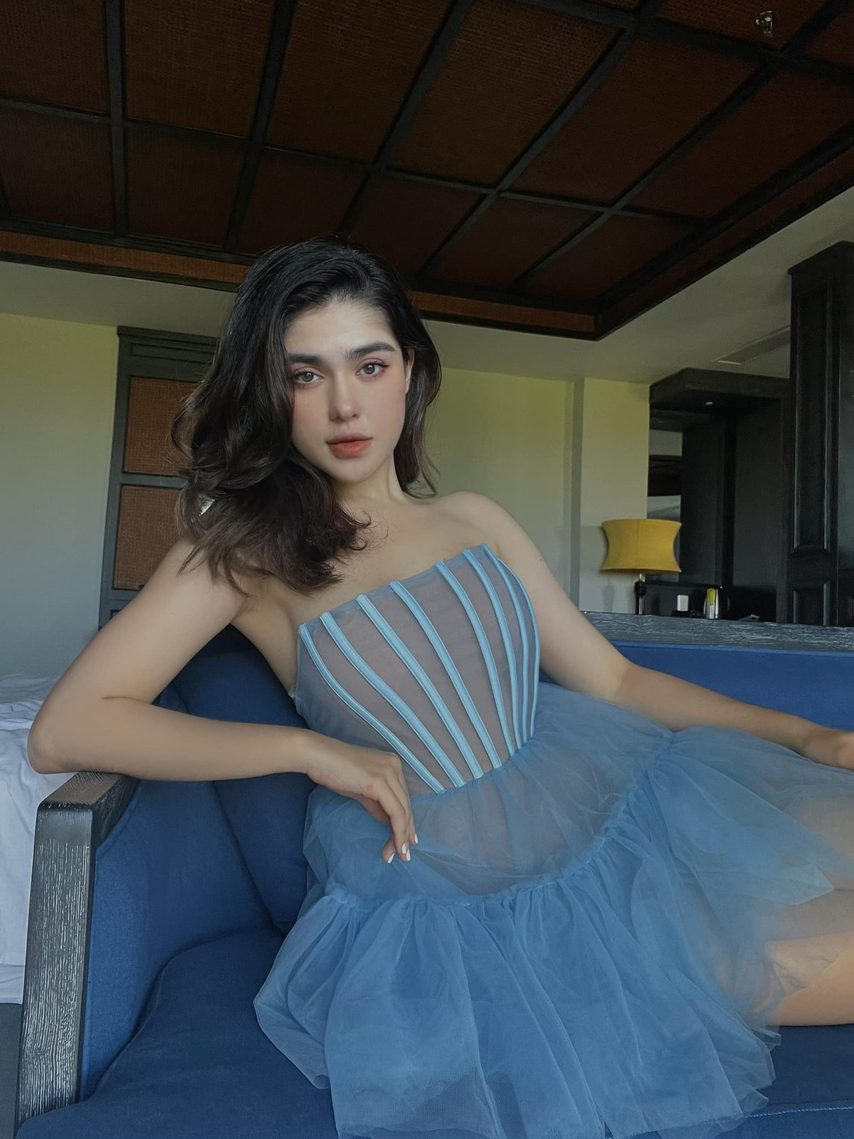 Cô hiện đang gương mặt hot girl được quan tâm trên mạng xã hội.