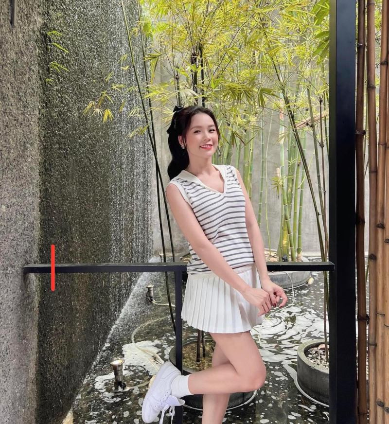 Gái xinh Sài thành này còn được khán giả yêu mến vì tính cách vui vẻ, hoà đồng.