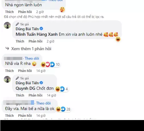 Được biết, cậu nhóc này chính là một trong ba đứa trẻ vợ chồng thủ môn Bùi Tiến Dũng nhận trông hộ cuối tuần. Vì quá quý mến nên em gọi luôn cặp người đẹp cầu thủ là bố mẹ.