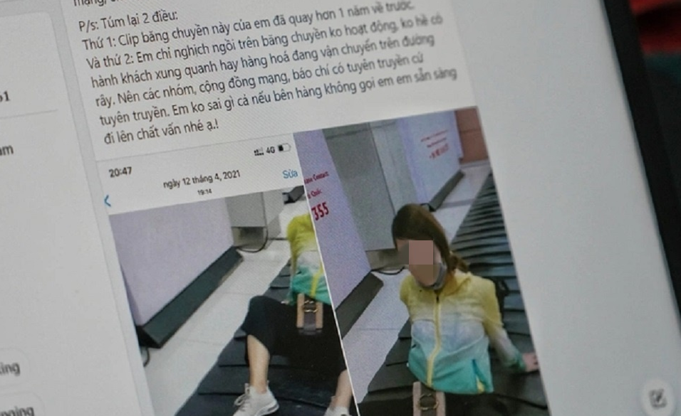 Đồng thời, cô gái này cũng khẳng định bản thân không làm gì sai, nếu bên Hàng không gọi cô gái lên đối chất, cô gái này sẵn sàng.