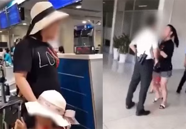 Nữ hành khách cho rằng lý do bà chửi bới là khi bà xuống Cảng hàng không để lấy cuống vé, một số nhân viên đưa bà vào phòng và có những hành xử không đúng như giữ bà và con gái trong phòng, không cho ra ngoài; thậm chí còn có nhân viên đánh vào con gái bà khiến cháu bị ảnh hưởng tinh thần...