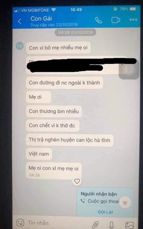 Tu tin nhan cuoi cung cua co gai tre den bi kich so phan 39 nguoi