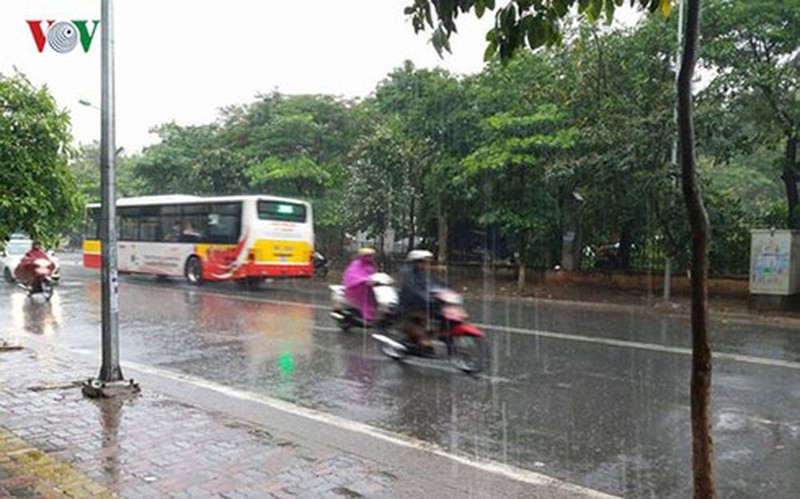 Thoi tiet hom nay: Gio mua Dong Bac tran ve, Bac Bo co mua