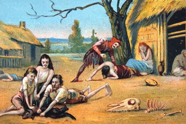 Được gọi với cái tên Đại dịch Justinian, nó nhanh chóng lan rộng, xóa sổ 1/3 tới một nửa số dân cư miền Đông Đế Quốc La Mã, đẩy nhanh quá trình La Mã sụp đổ.