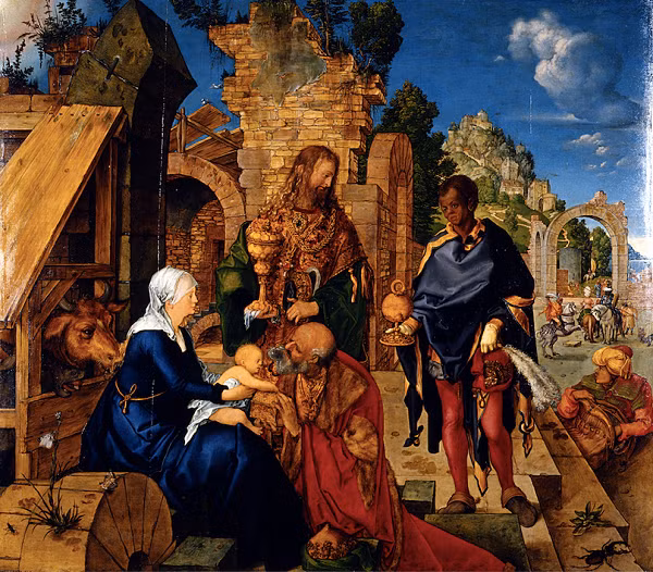 Dürer sống trong thời kỳ chuyển giao giữa giai đoạn cuối thời Trung cổ và đầu thời kỳ hiện đại. Đó là thời kỳ có những biến động xã hội đáng kể, khi nhà thờ và tôn giáo ngày càng mất đi tầm quan trọng.