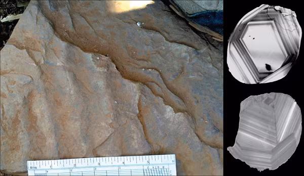 Để xác định niên đại, họ đã tìm kiếm các tinh thể nhỏ gọi là zircons, chứa nguyên tố phóng xạ uranium.