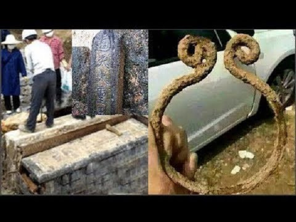 Không chỉ đơn giản là có cái tên cùng với danh xưng của Tôn Ngộ Không, ngay trước lăng mộ còn có một bức tượng khỉ. Và khi đào mộ lên, người ta còn tìm thấy một cây gậy dài hơn 7 mét làm bằng sắt nguyên chất. Phát hiện này khiến tất cả liên tưởng ngay đến cây gậy Như Ý quá quen thuộc của vua Khỉ.