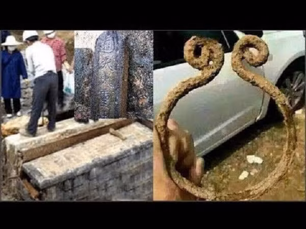 Không chỉ đơn giản là có cái tên cùng với danh xưng của Tôn Ngộ Không, ngay trước lăng mộ còn có một bức tượng khỉ. Và khi đào mộ lên, người ta còn tìm thấy một cây gậy dài hơn 7 mét làm bằng sắt nguyên chất. Phát hiện này khiến tất cả liên tưởng ngay đến cây gậy Như Ý quá quen thuộc của vua Khỉ.